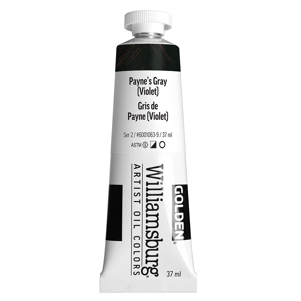 Williamsburg Artist Oil Colors - Payne's Gray (Violet) - 37 ml tube - 037-ml-tubes