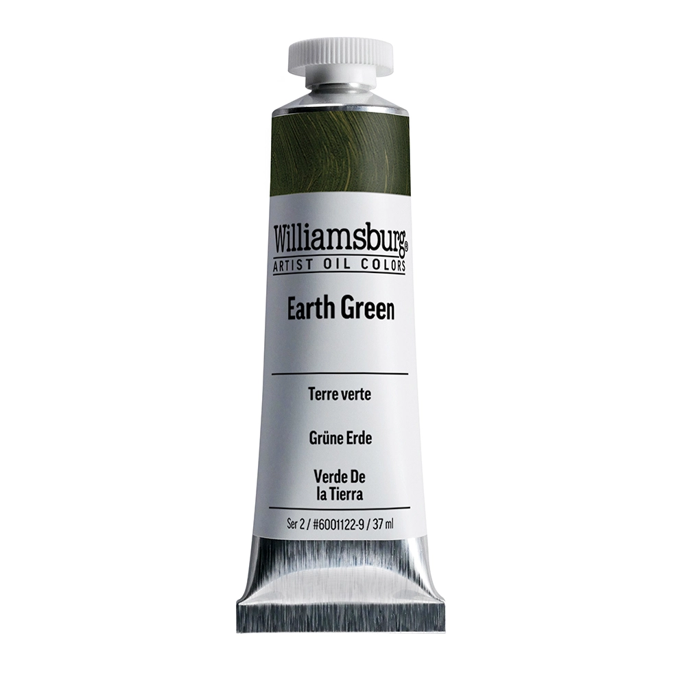 Williamsburg Artist Oil Colors - Earth Green - 37ml tube - 037-ml-tubes
