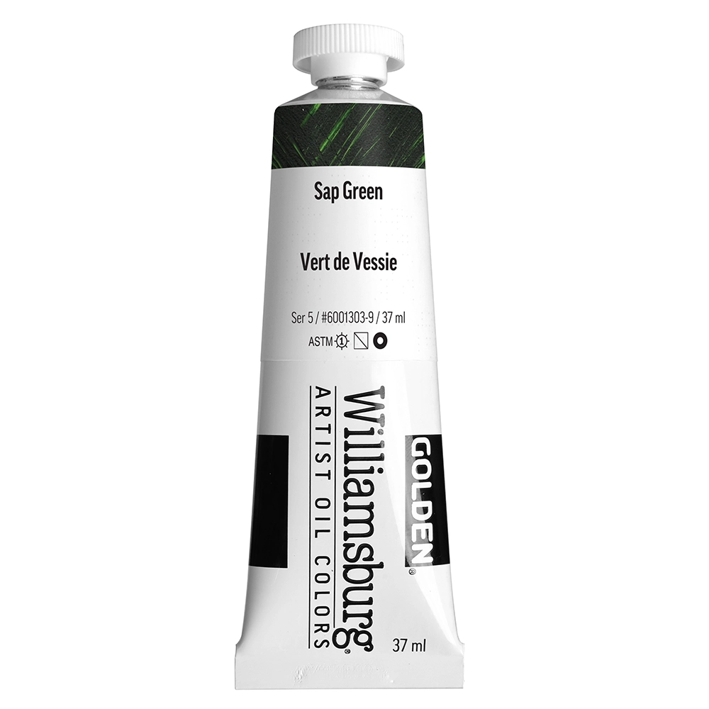 Williamsburg Artist Oil Colors - Sap Green - 37 ml tube - 037-ml-tubes