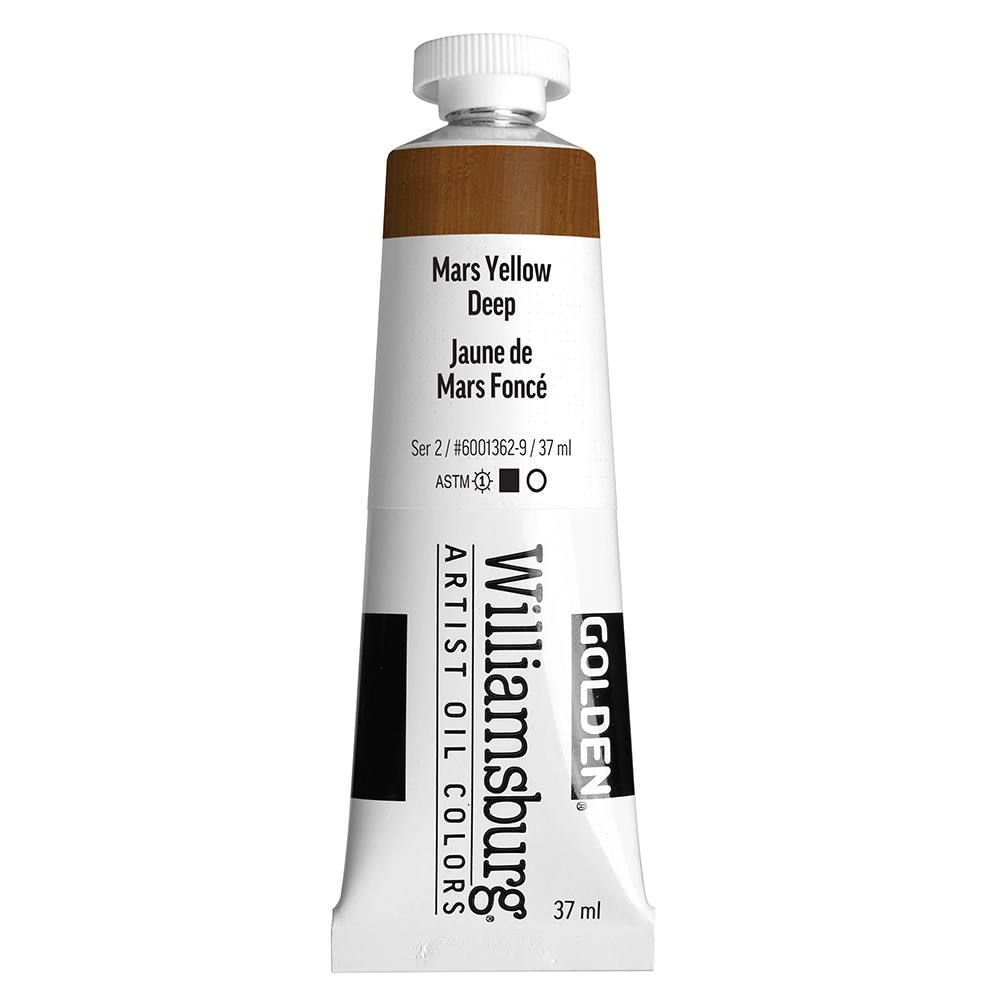 Williamsburg Artist Oil Colors - Mars Yellow Deep - 37 ml tube - 037-ml-tubes