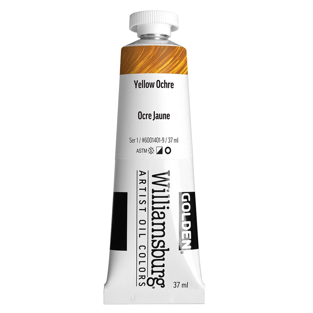 Williamsburg Artist Oil Colors - Yellow Ochre (Domestic) - 37 ml tube - 037-ml-tubes