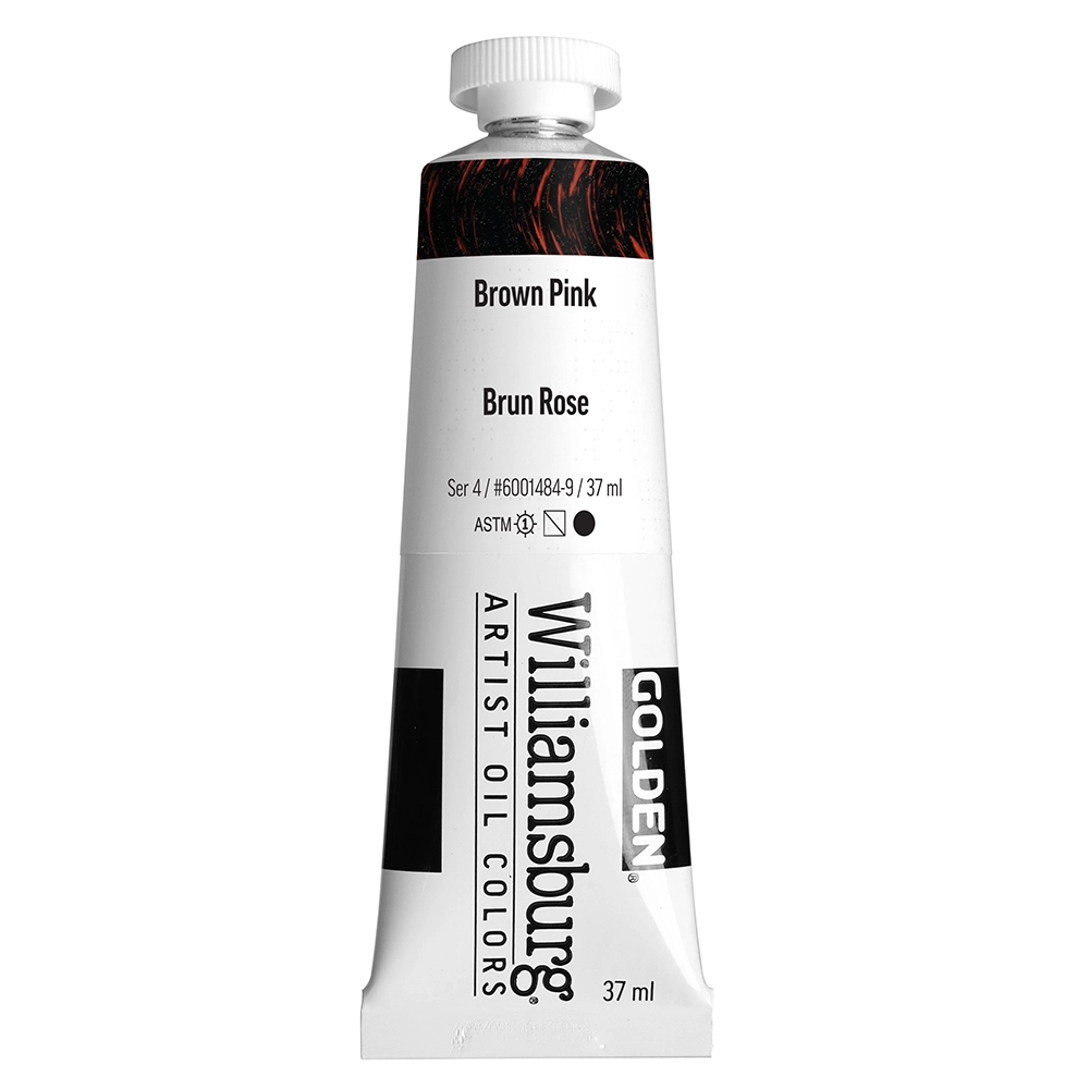 Williamsburg Artist Oil Colors - Brown Pink - 37 ml tube - 037-ml-tubes