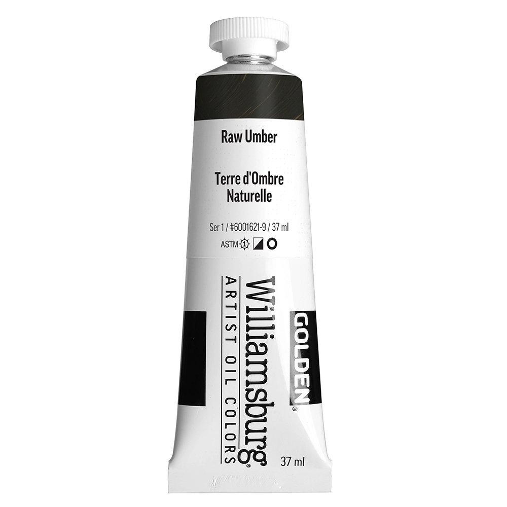 Williamsburg Artist Oil Colors - Raw Umber - 37 ml tube - 037-ml-tubes