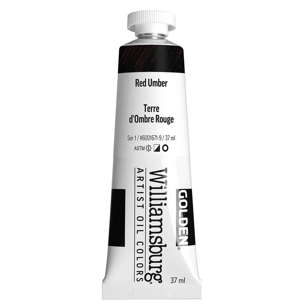 Williamsburg Artist Oil Colors - Red Umber - 37 ml tube - 037-ml-tubes