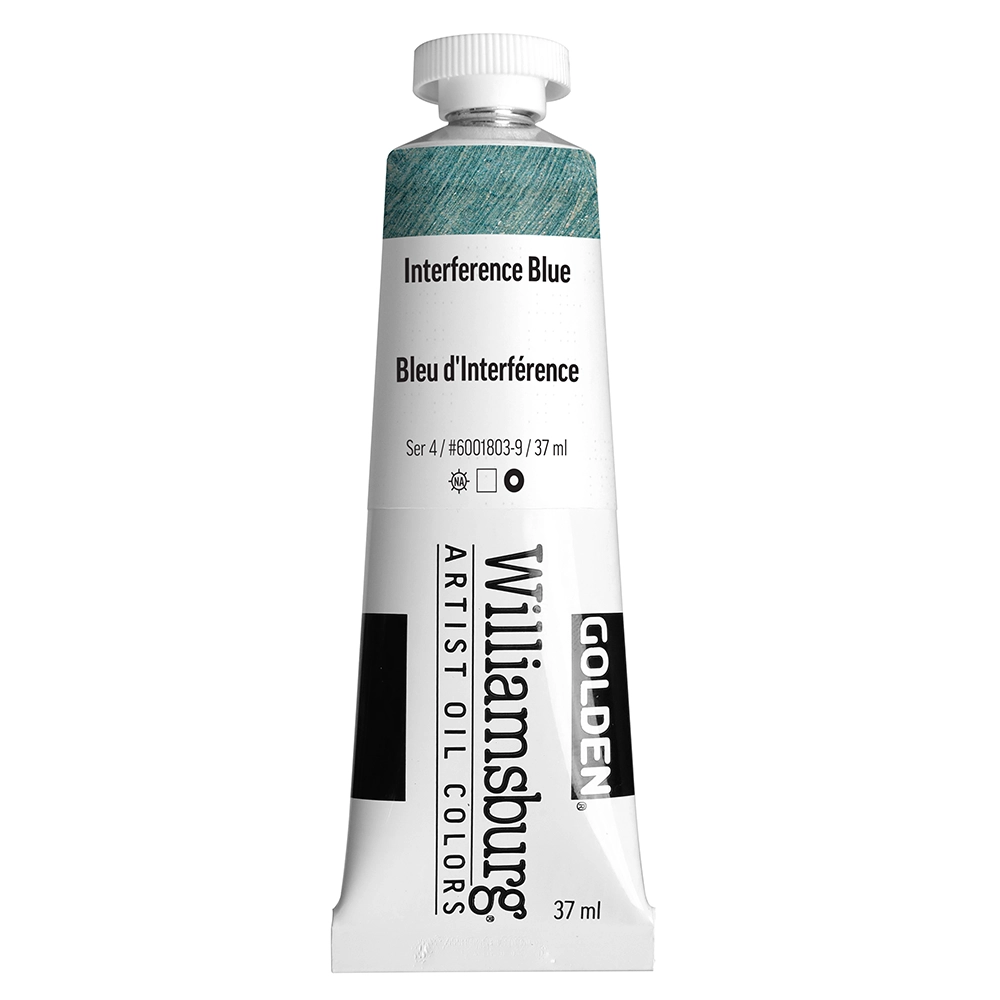 Williamsburg Artist Oil Colors - Interference Blue - 37 ml tube - 037-ml-tubes