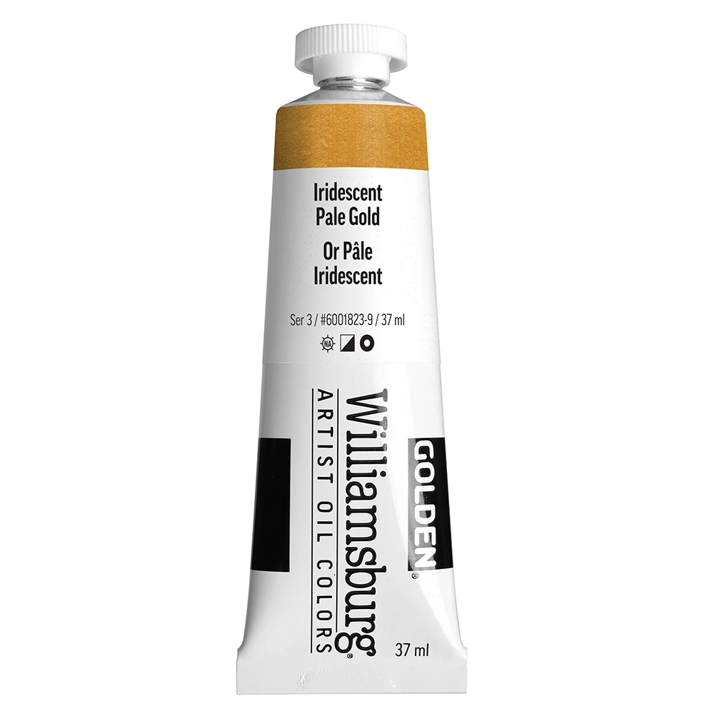 Williamsburg Artist Oil Colors - Iridescent Pale Gold - 37 ml tube - 037-ml-tubes