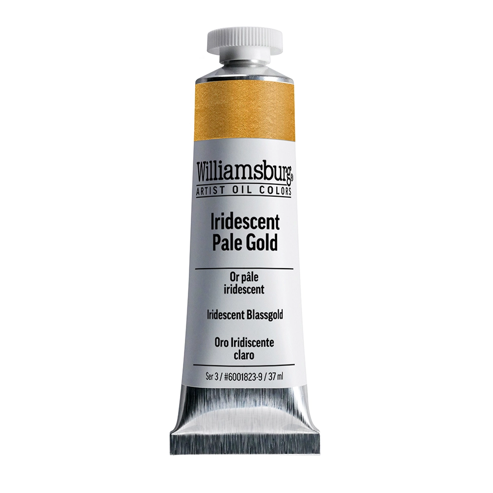 Williamsburg Artist Oil Colors - Iridescent Pale Gold - 37ml tube - 037-ml-tubes
