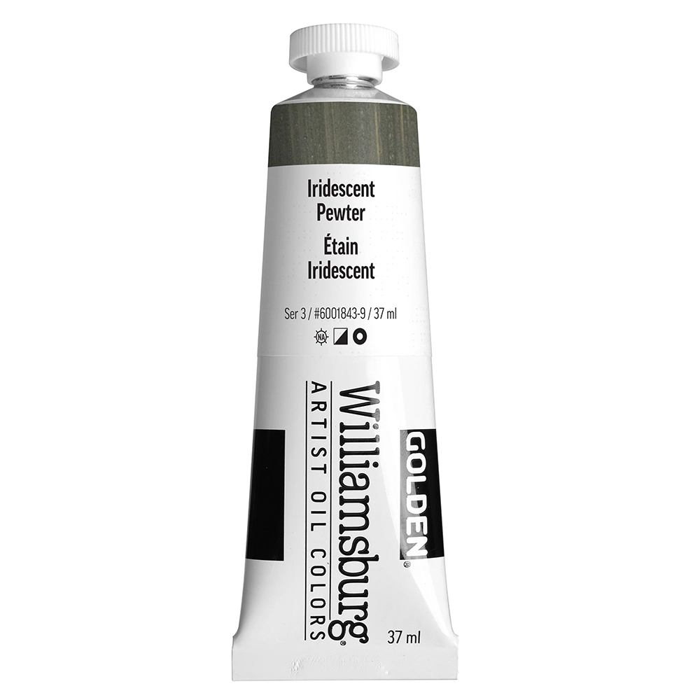 Williamsburg Artist Oil Colors - Iridescent Pewter - 37 ml tube - 037-ml-tubes