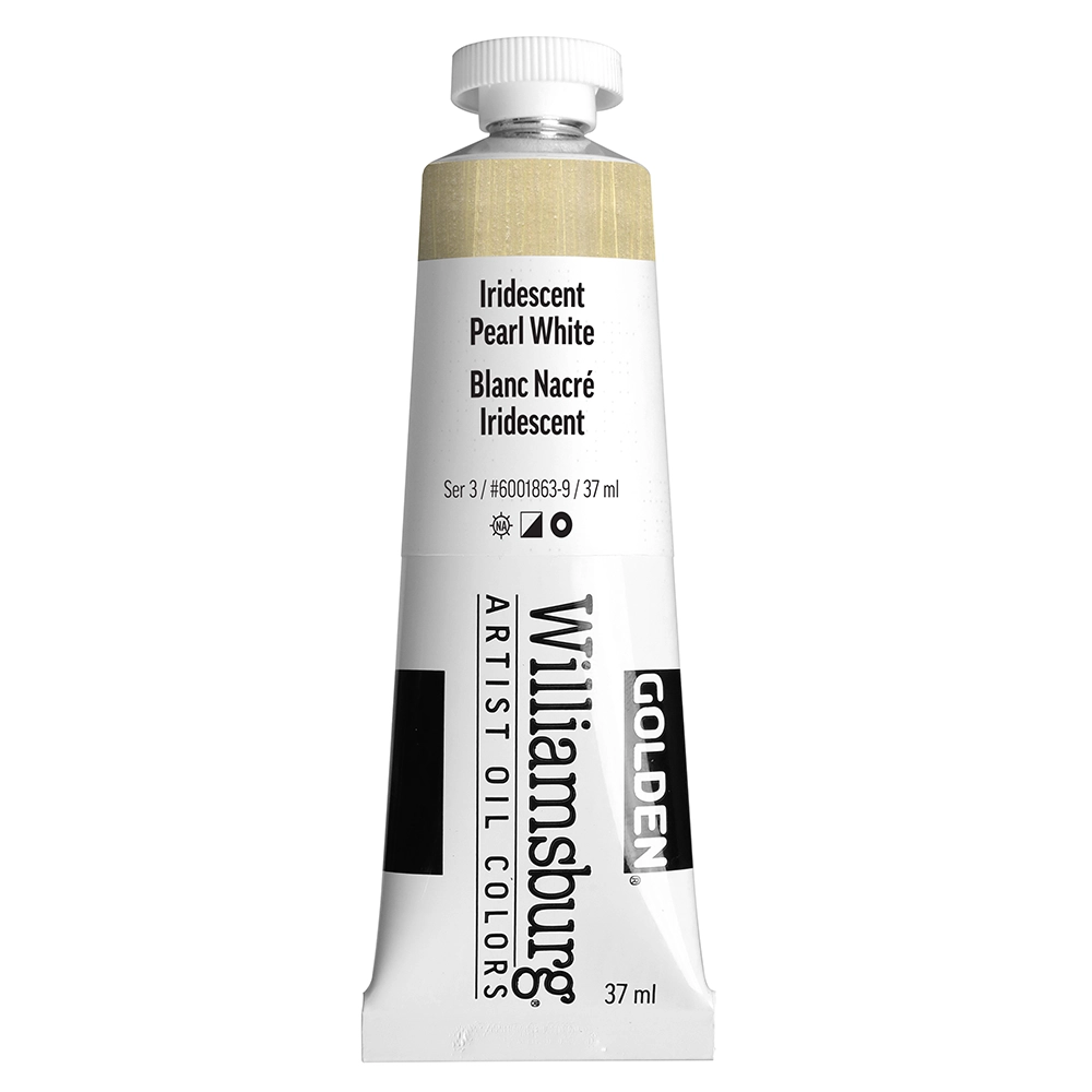 Williamsburg Artist Oil Colors - Iridescent Pearl White - 37 ml tube - 037-ml-tubes