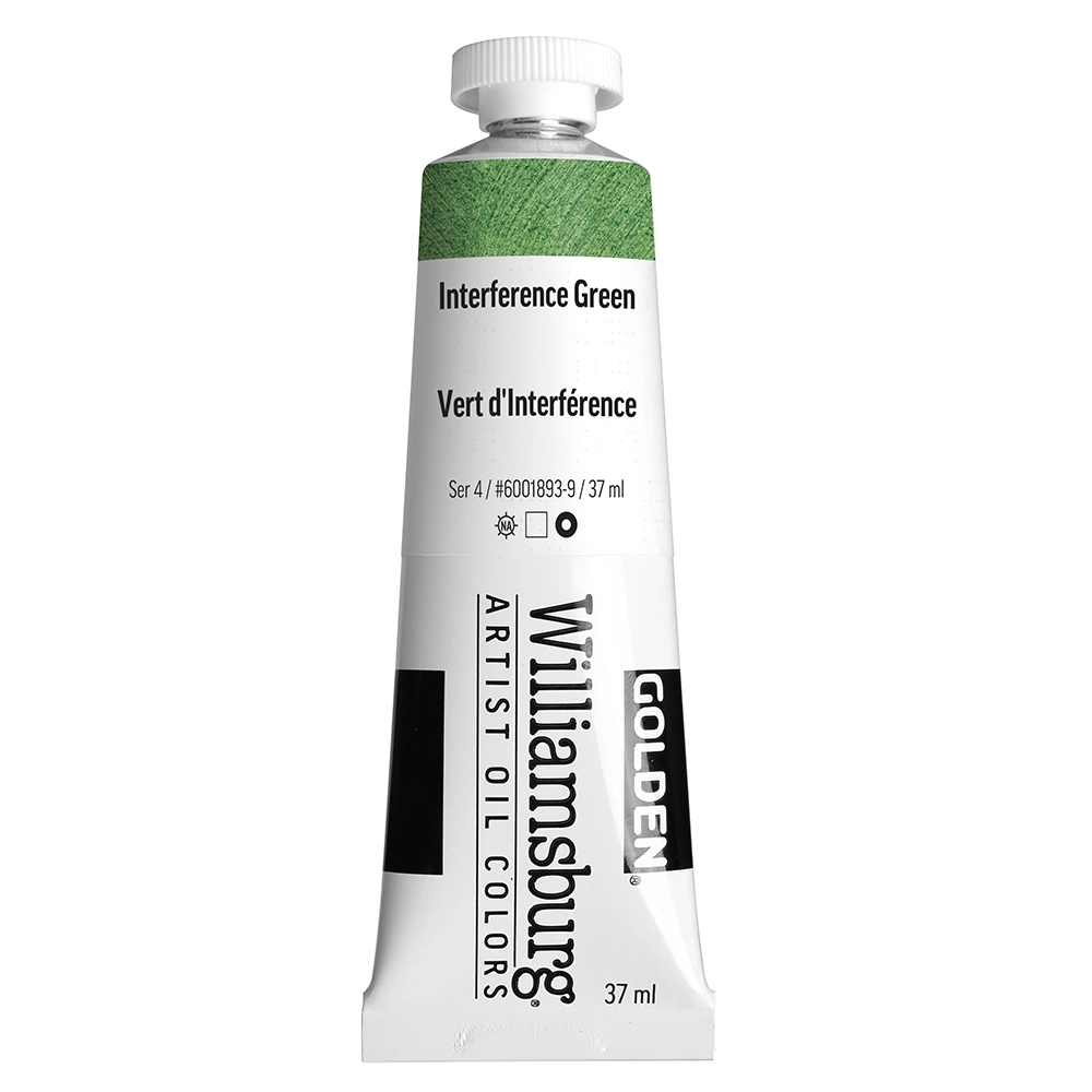 Williamsburg Artist Oil Colors - Interference Green - 37 ml tube - 037-ml-tubes
