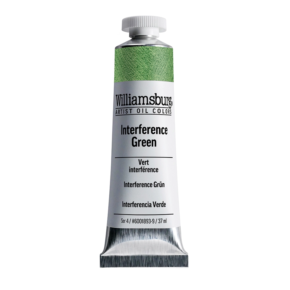 Williamsburg Artist Oil Colors - Interference Green - 37ml tube - 037-ml-tubes