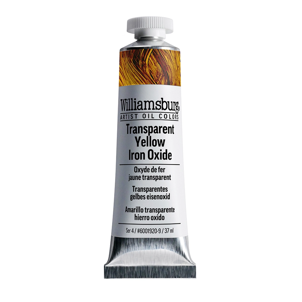 Williamsburg Artist Oil Colors - Transparent Yellow Iron Oxide - 37ml tube - 037-ml-tubes