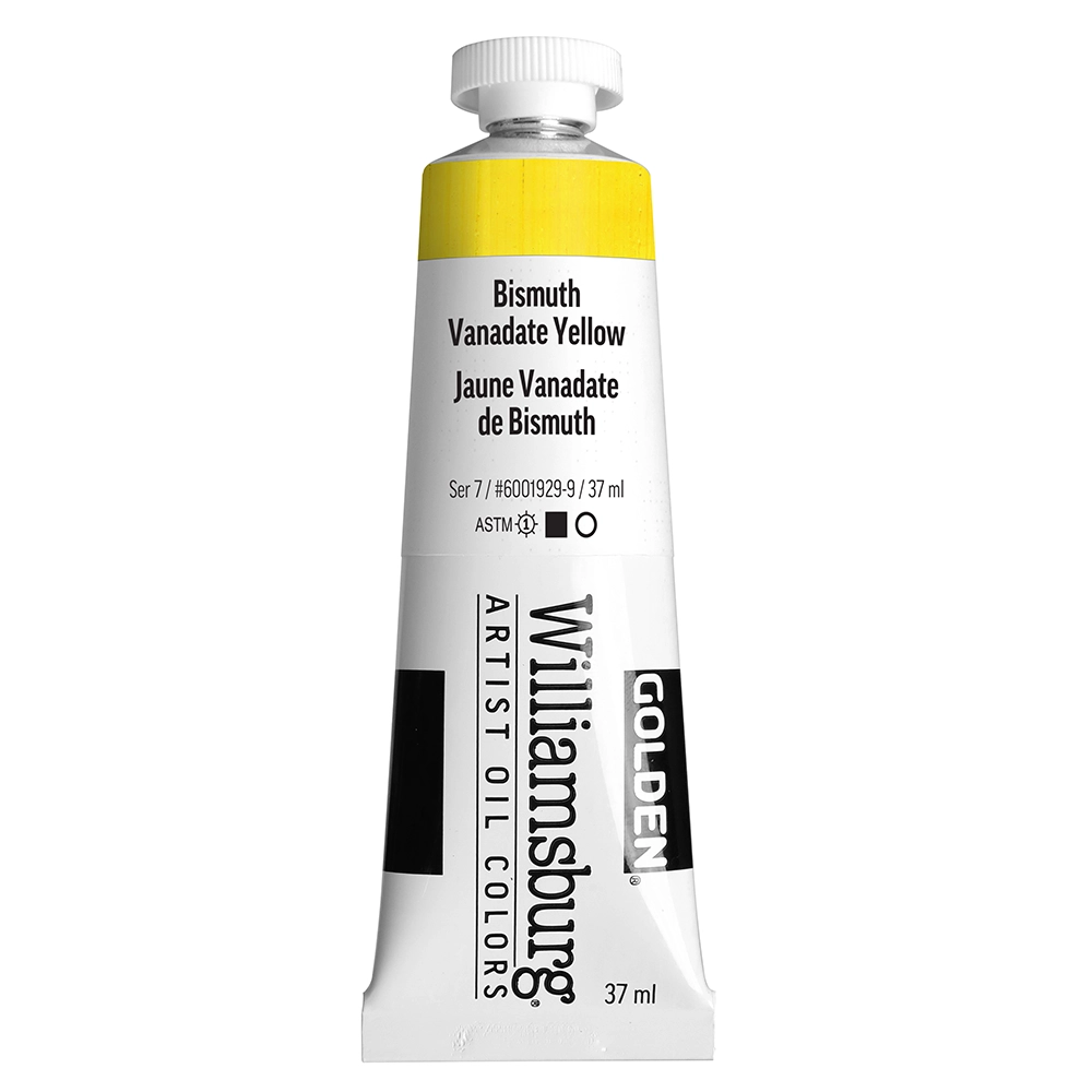 Williamsburg Artist Oil Colors - Bismuth Vanadate Yellow - 37 ml tube - 037-ml-tubes