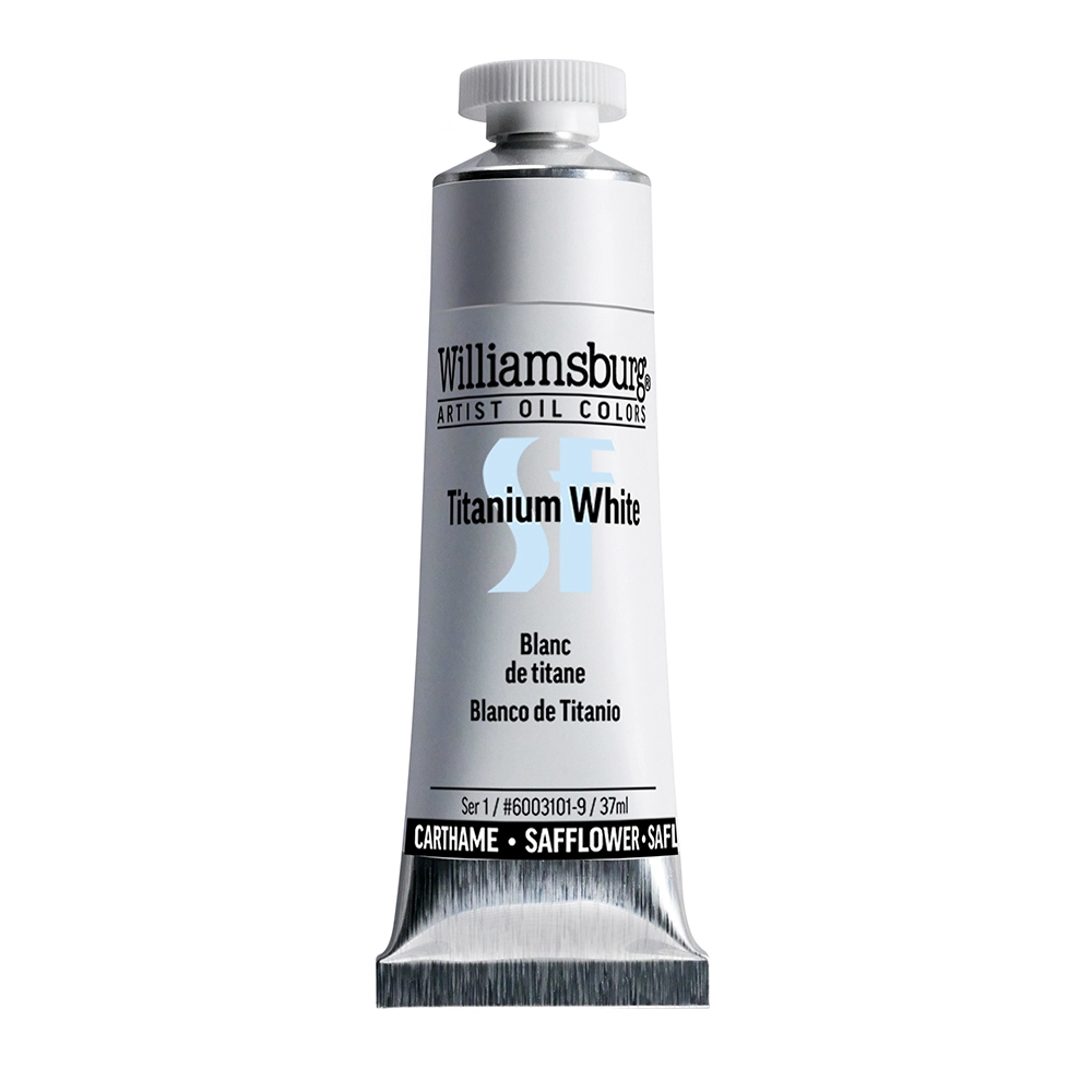 Williamsburg Artist Oil Colors - SF Titanium White - 37ml tube - 037-ml-tubes