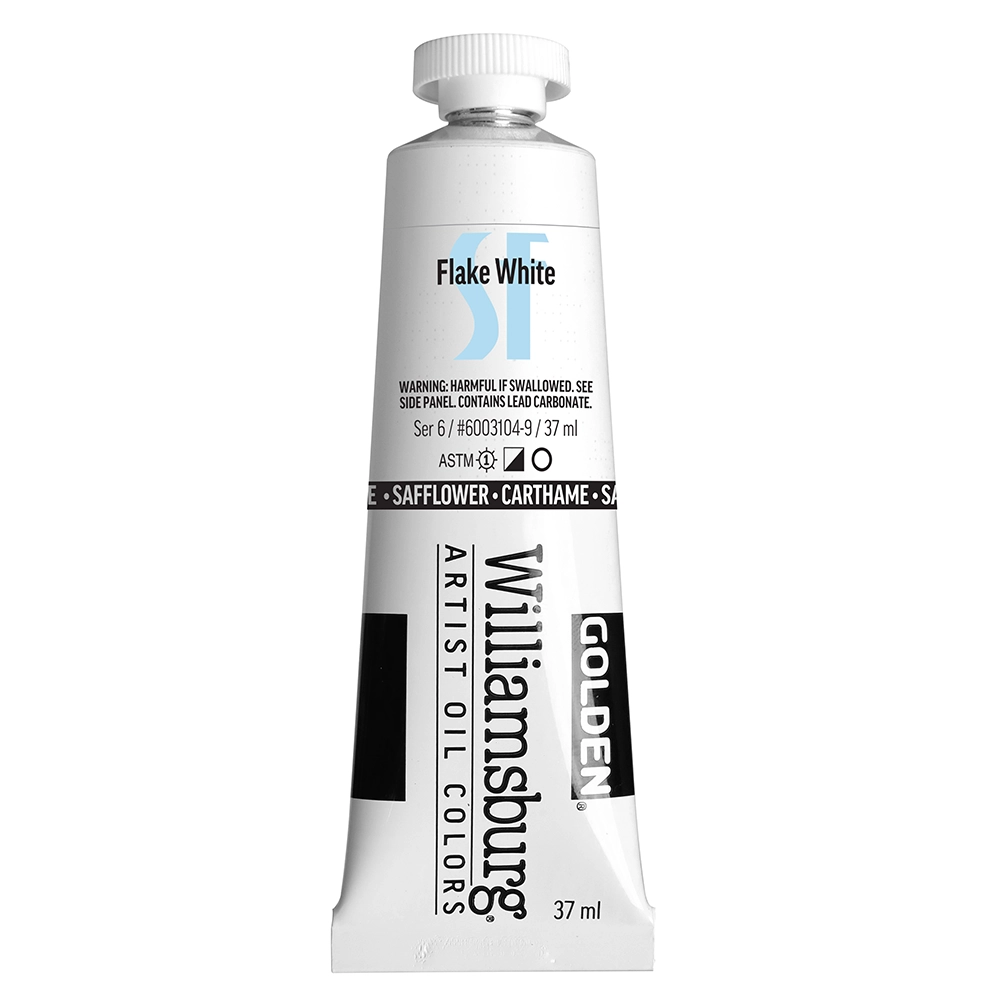 Williamsburg Artist Oil Colors - SF Flake White - 37 ml tube - 037-ml-tubes