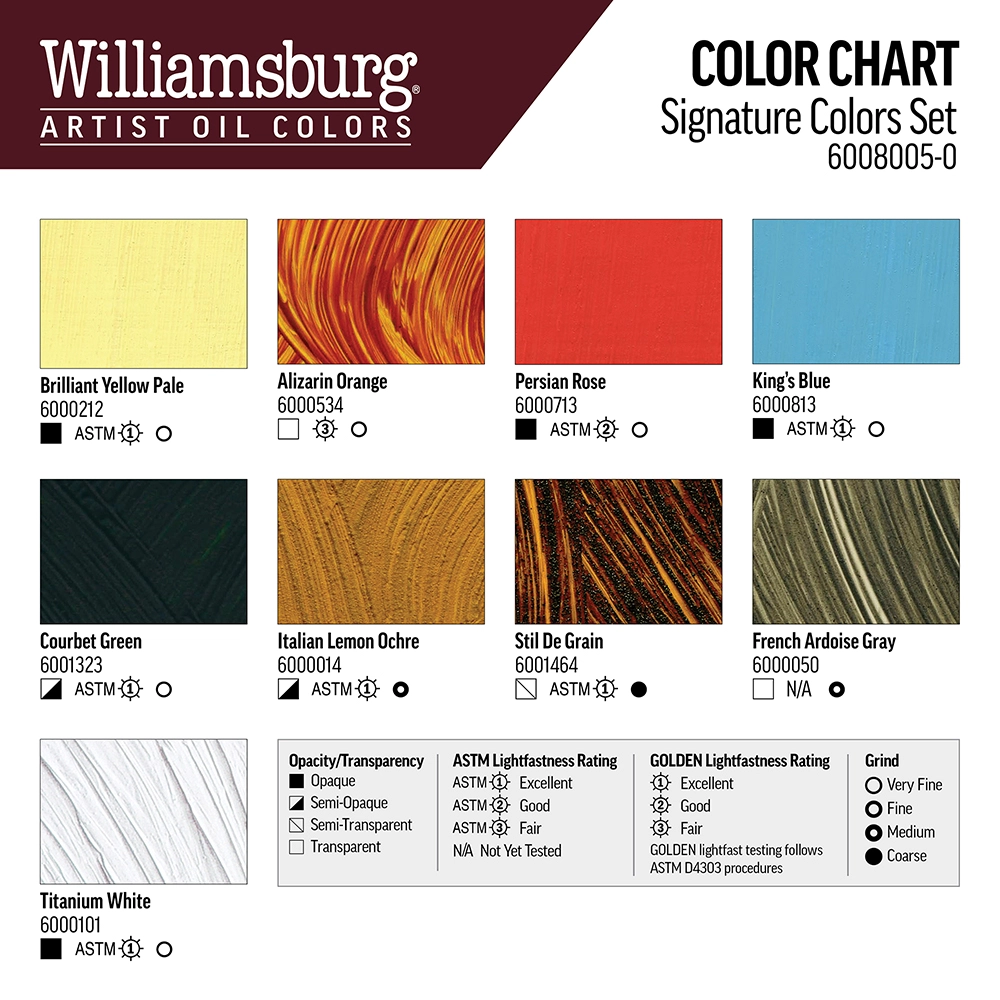 Williamsburg Signature Colors Set - Oil Set - default