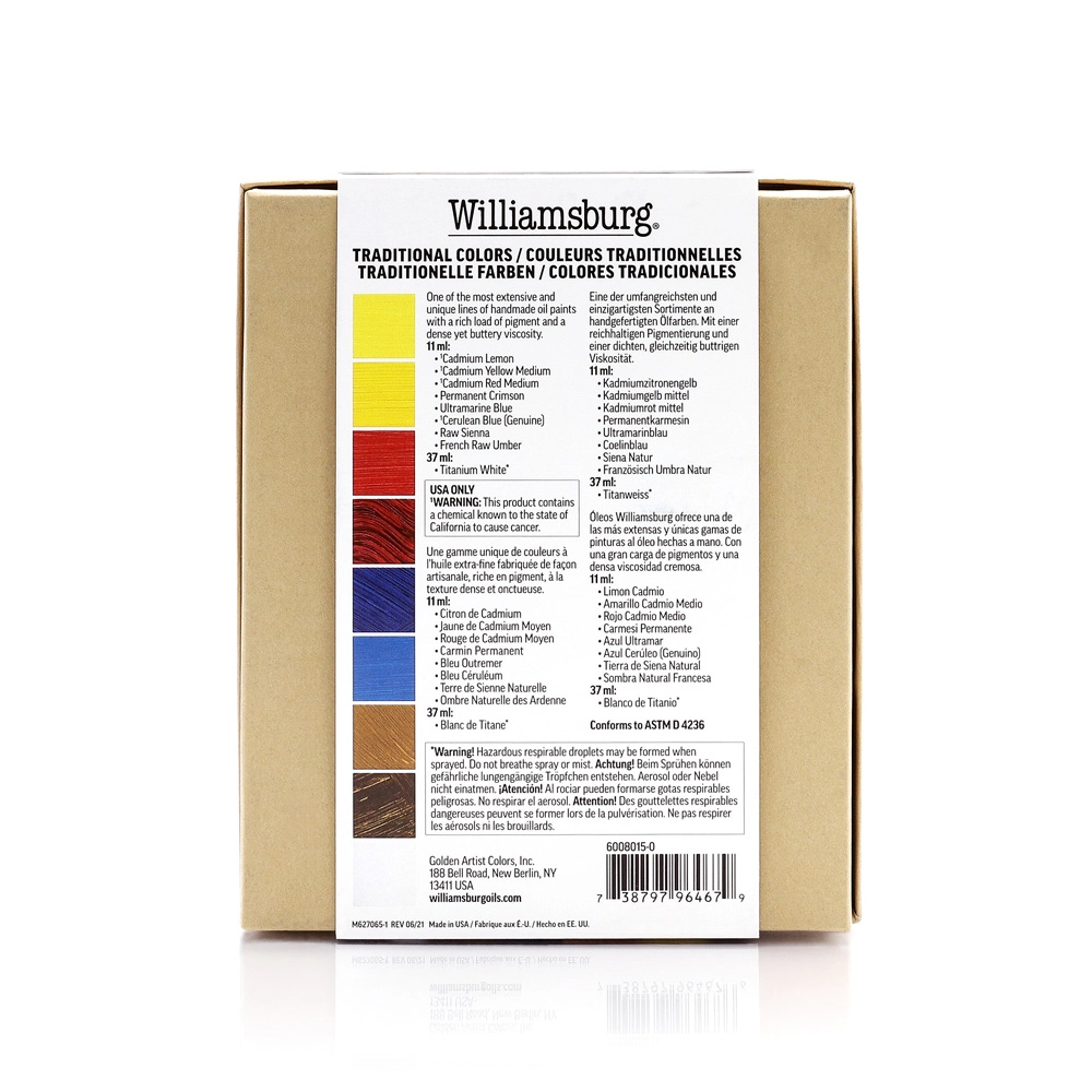 Williamsburg Traditional Colors Set - Oil Set - default
