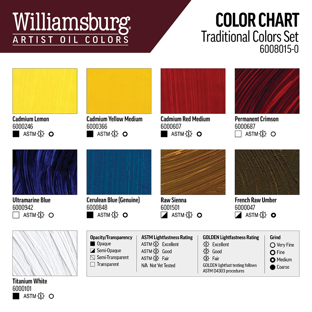 Williamsburg Traditional Colors Set - Oil Set - default