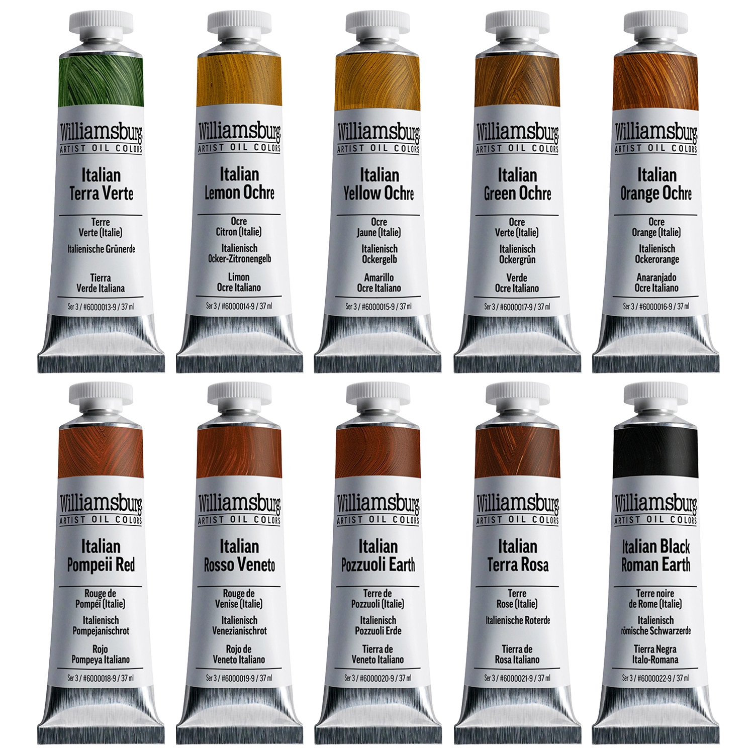 Williamsburg Selected Native Italian Earth Set - Oil Set - default