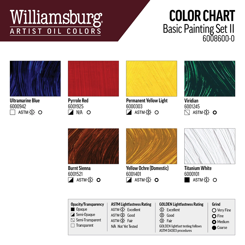 Williamsburg Basic Painting Set II - Oil Set - default