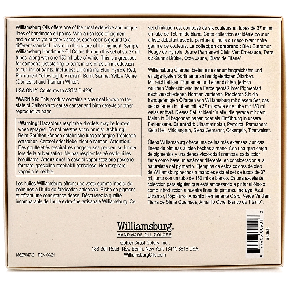 Williamsburg Basic Painting Set II - Oil Set - default