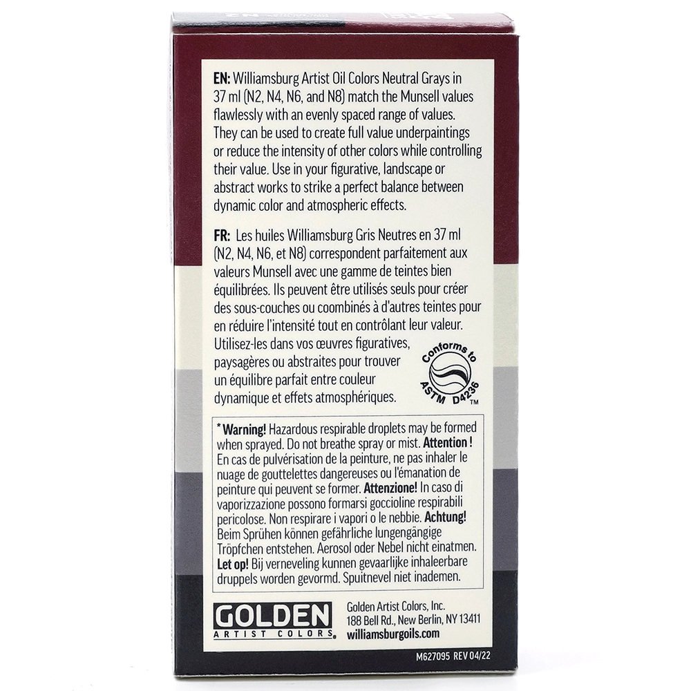 Williamsburg Neutral Gray Set - Oil Set - default