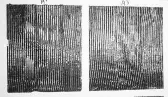 "Threaded Rod" applied Carbon Black with isolation coat brushed to assess texture-generated foam