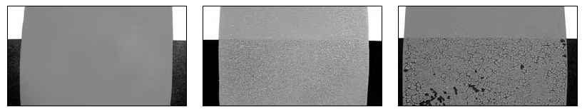 Shown above is a Fluid Acrylic Naphthol Red Light film forming at ambient temperatures (left), at temperatures 38° - 40° F (center) and at 26° - 28° F (right). This clearly demonstrates acrylics' inability to form coherent films below 49° F.