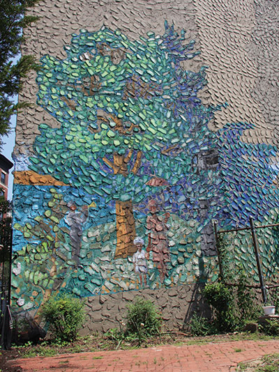 Homage to Seurat: La Grande Jatte in Harlem Before