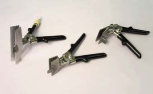11. Stretcher pliers provide grip and pulling leverage.