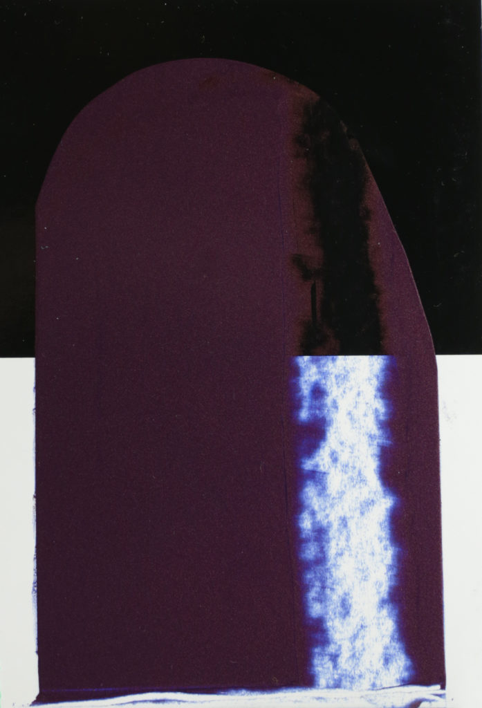 Iridescent Copper and Ultramarine Blue