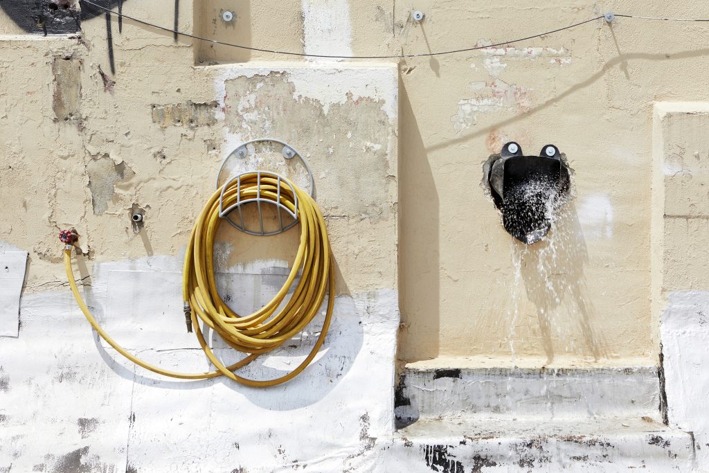 Hose Reel Gargoyle and Drainage Gargoyle