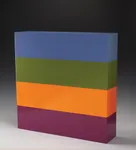 2004,  Acrylic On Wood,  25″ X 25″ X 6″