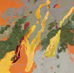 16″ x 16″, Acrylic on board