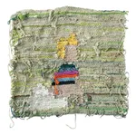 21" x 21",  Woven acrylic paint on rug canvas,  2022