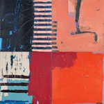 2014, 44″ x 44″, Acrylic Paint,  Acrylic Mediums,