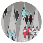 Acrylic on Canvas , 69″ diameter