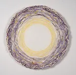 2016, 24″ x 24″ x 1″, Sculpted oil on panel