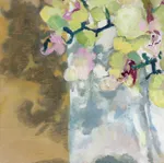 oil on board,  10″ x 10″, $300