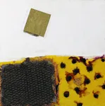 Acrylic oil and paper on board,  10″ x 10″, $300