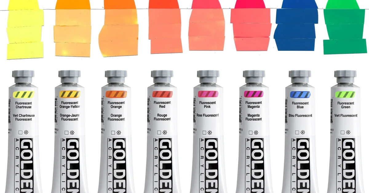 Lightfastness Testing of Heavy Body Fluorescent Colors