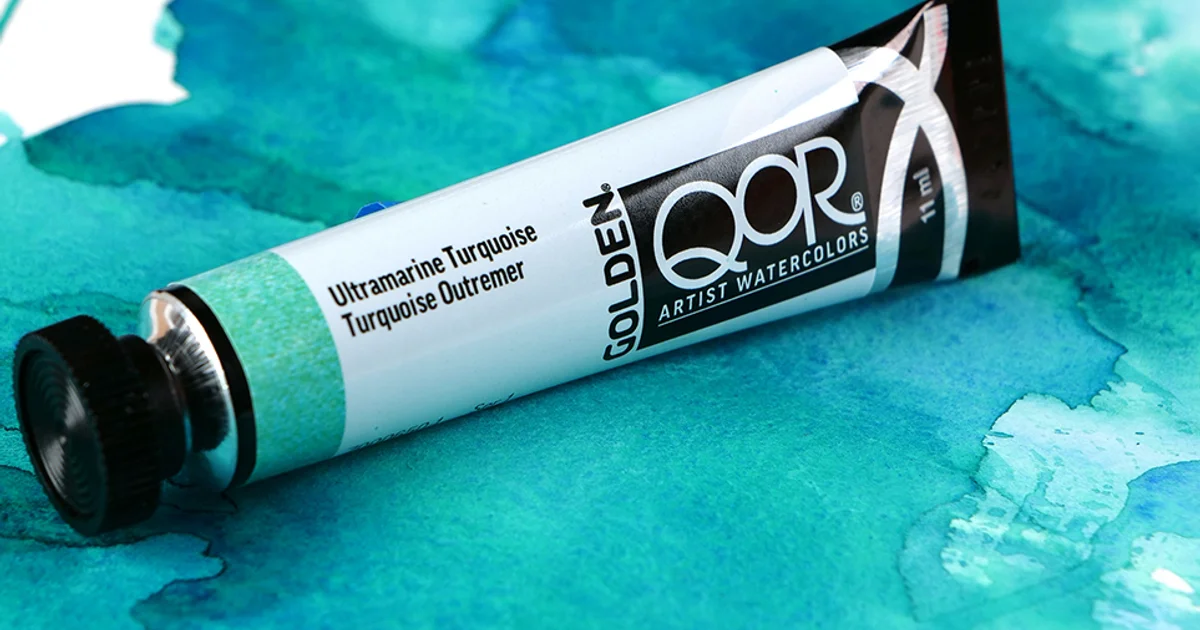 QoR Watercolor Ultramarine Turquoise Now In 11ml Open Stock!