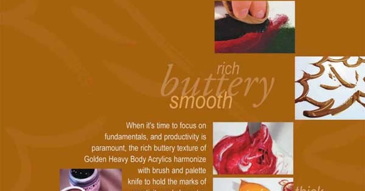 Experience Heavy Body Acrylics - Professional and Fundamental
