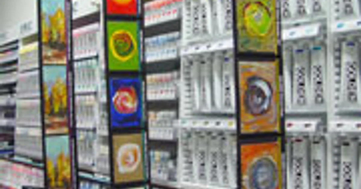 GOLDEN Hand-painted Displays Coming Soon to an Art Materials Dealer Near You