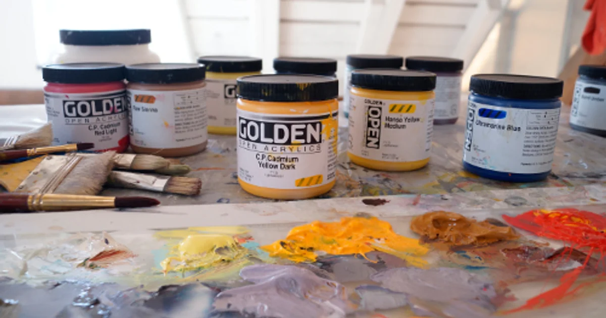 Transcending and Expanding the Boundaries of Acrylic Paint GOLDEN OPEN Acrylics Put New Control Into Artists' Hands