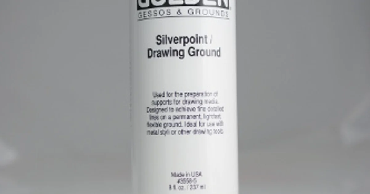 GOLDEN Responds to Artists' Requests by Launching Silverpoint / Drawing Ground