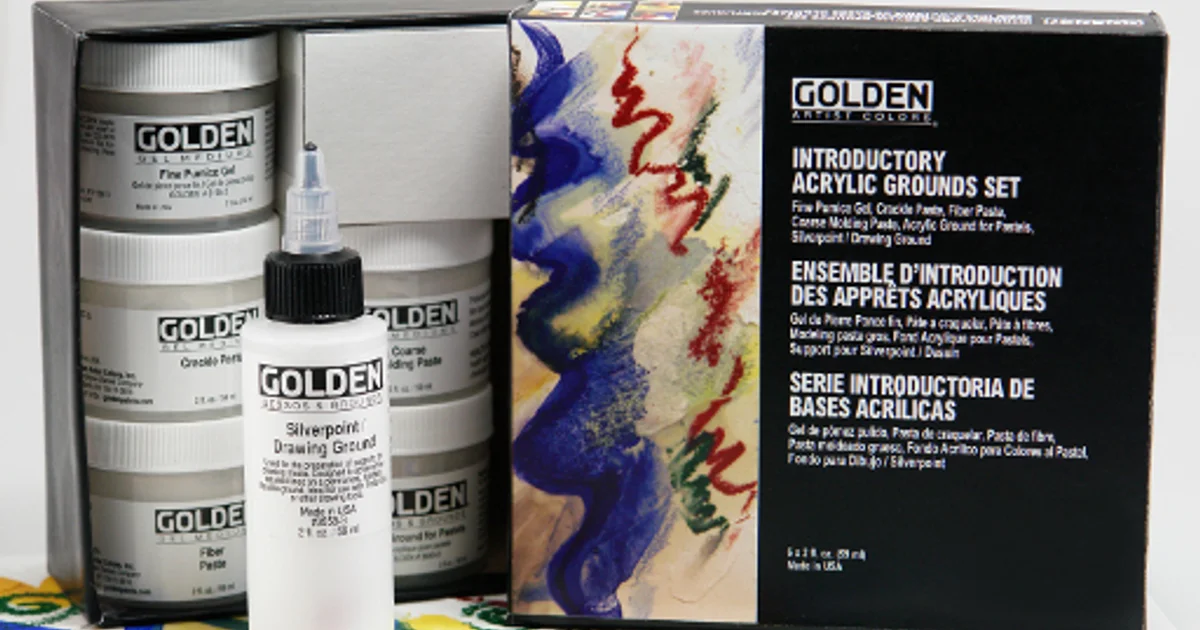 GOLDEN Introduces New Acrylic Grounds Set