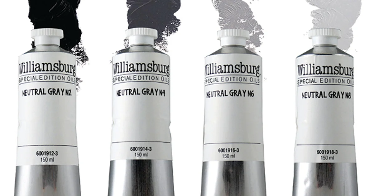 Williamsburg Handmade Oil Colors Launches Special Edition Neutral Grays!