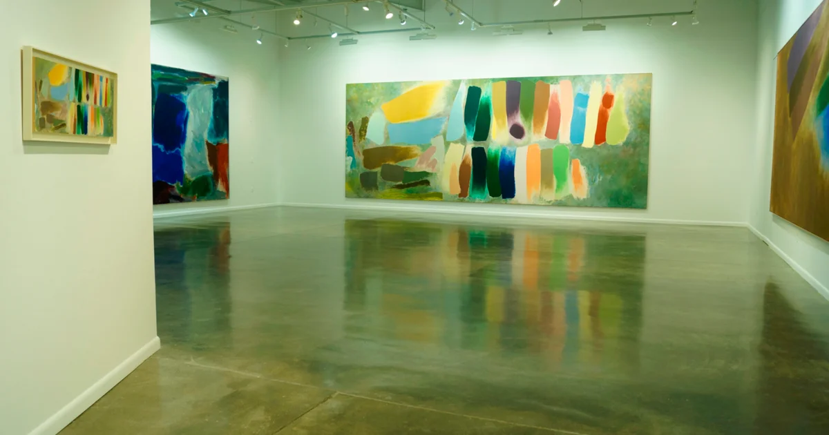 Friedel Dzubas Monumental Works at Sam & Adele Golden Gallery
