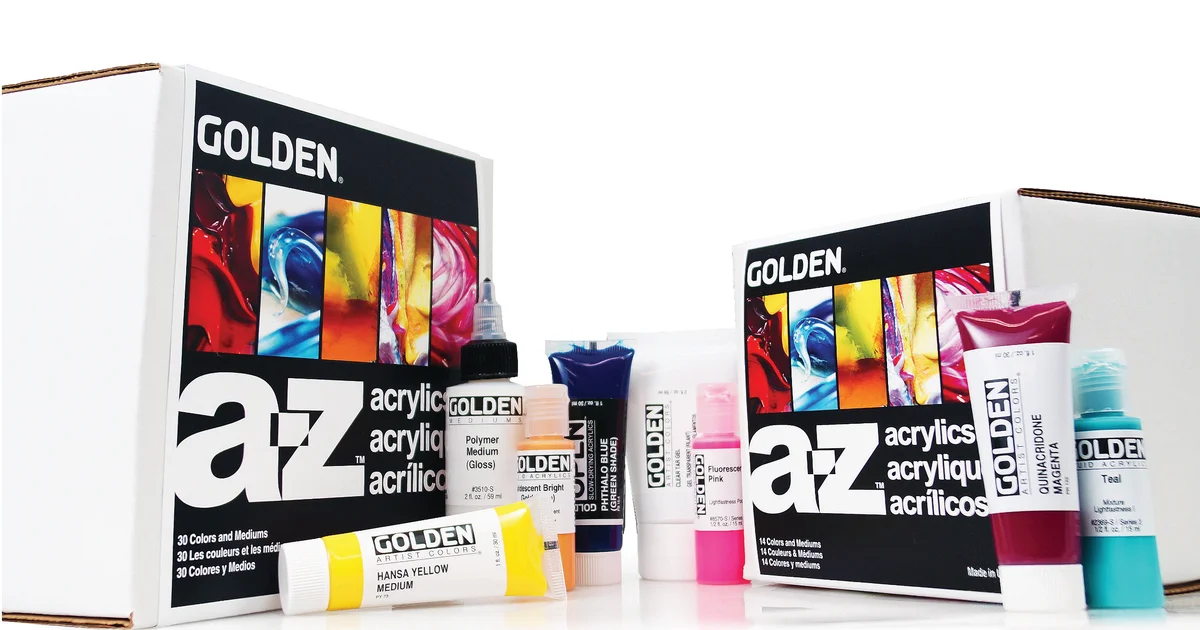 GOLDEN Introduces A-Z Acrylics Sets